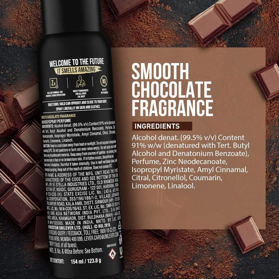 Desodorante Axe Signature Dark Temptation spray corporal de larga duración para hombres 154 ml Foto 4 de 4