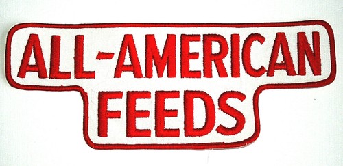 Rare All-American Feeds Farmers Elevator Uniform Patch 1950s NOS Back of Jacket - Picture 2 of 3