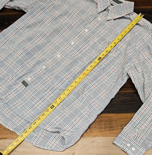 Dockers Authentic Long Sleeve Multicolor Checkered Button Up Shirt Men's Large - Picture 7 of 8