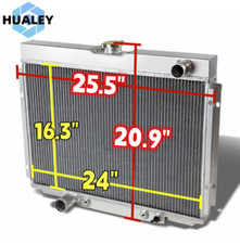 3 Row Radiator For 1967-1970 Ford Mustang Cougarxr7falconfairlaneranchero V8 3 Row Radiator For 1967-1970 Ford Mustang Cougarxr7falconfairlaneranchero V8