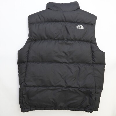 The North Face Nuptse Puffer Vest Jacket Size XL Black