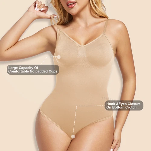 Body modelador de cuerpo sin espalda baja con control de abdomen para mujer - Imagen 7 de 42