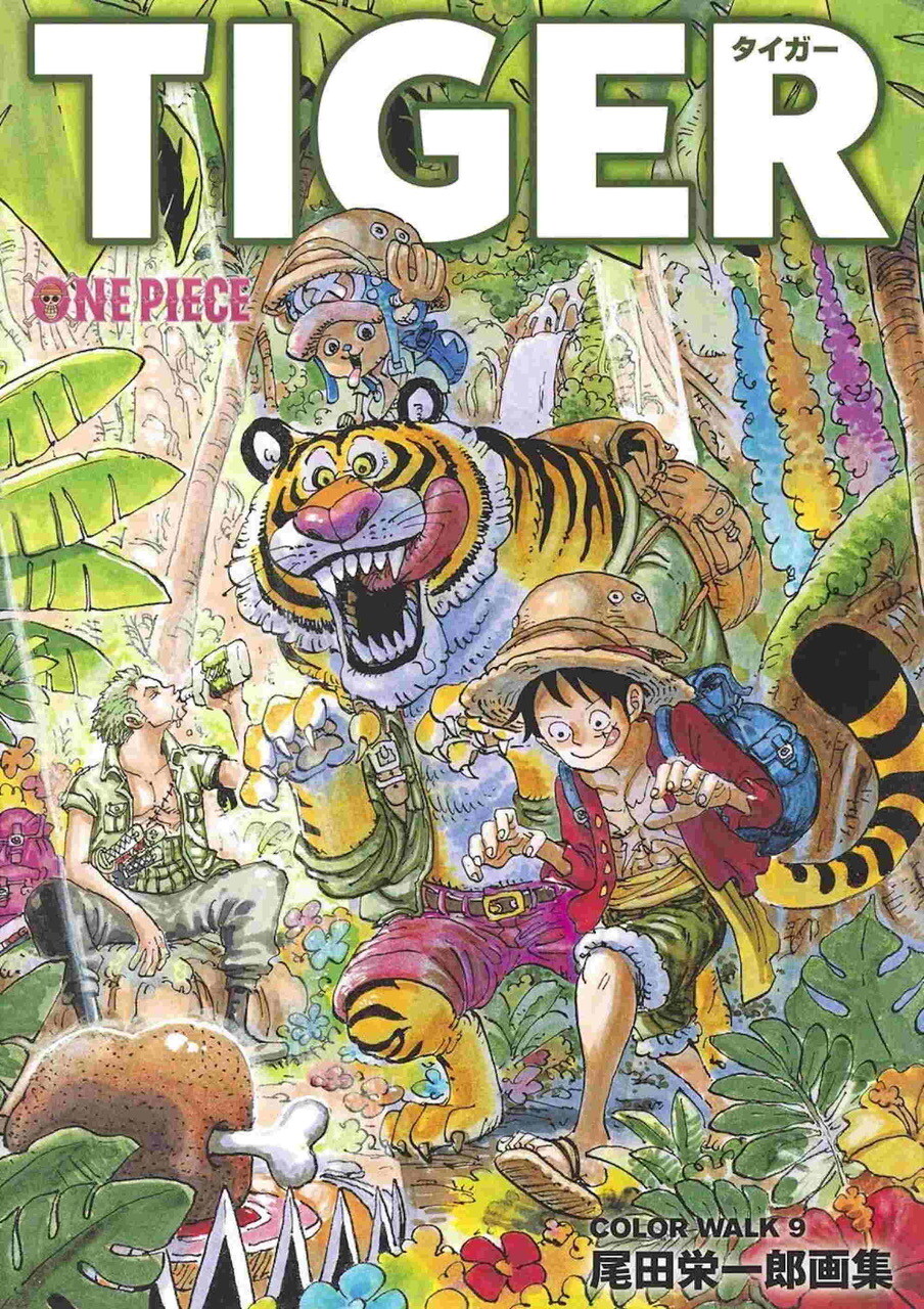 Eiichiro Oda - One Piece Color Walk 9 Tiger - ANIME ART BOOK NEW