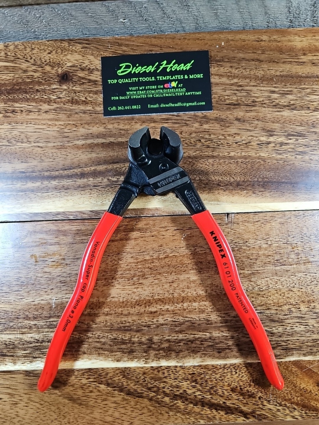 *NEW* KNIPEX 6101200 RED 8" High Leverage Bolt End Cutting Nippers FREE SHIPPING eBay