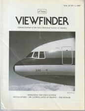 Viewfinder Journal of the Leica Historical Society of America 1987 IR KL3955