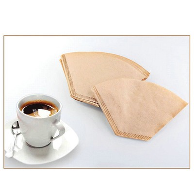 100 Pieces Coffee Filter Paper No. 4 for 2-4 Cups Coffee Makers Unbleached | eBay