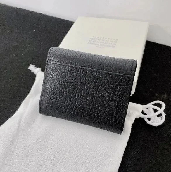 Margiela Maison Margiela Cartera Triple Plegable Negra Moda Accesorios Outlet Foto 2 de 4