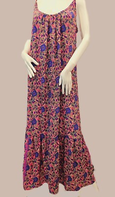 Floral Prt. Ruffle Hem Maxi Dress-NWT-OS