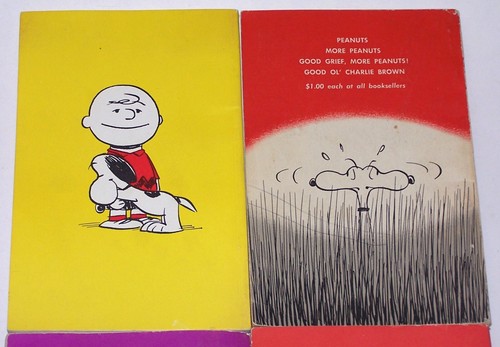 4 Vintage "A New Peanuts Book" Charlie Brown & Snoopy PB Books Charles M. Schulz - Imagen 5 de 11