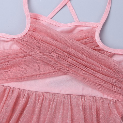 Girls Lyrical Latin Ballet Dance Tutu Dress Glitter Ballerina Gymnastic AU - Picture 31 of 59