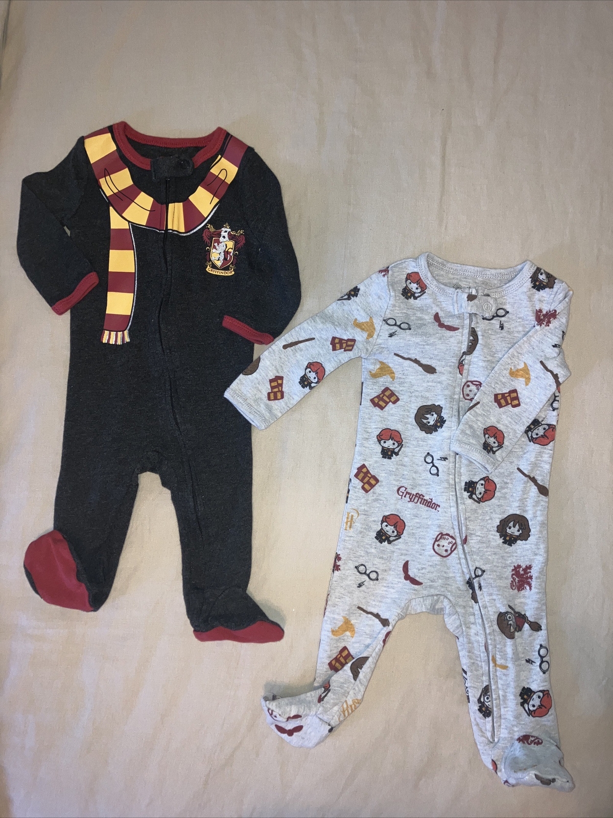 2 Harry Potter Baby Pajamas Gryffindor Costume JOKER5000 The Most