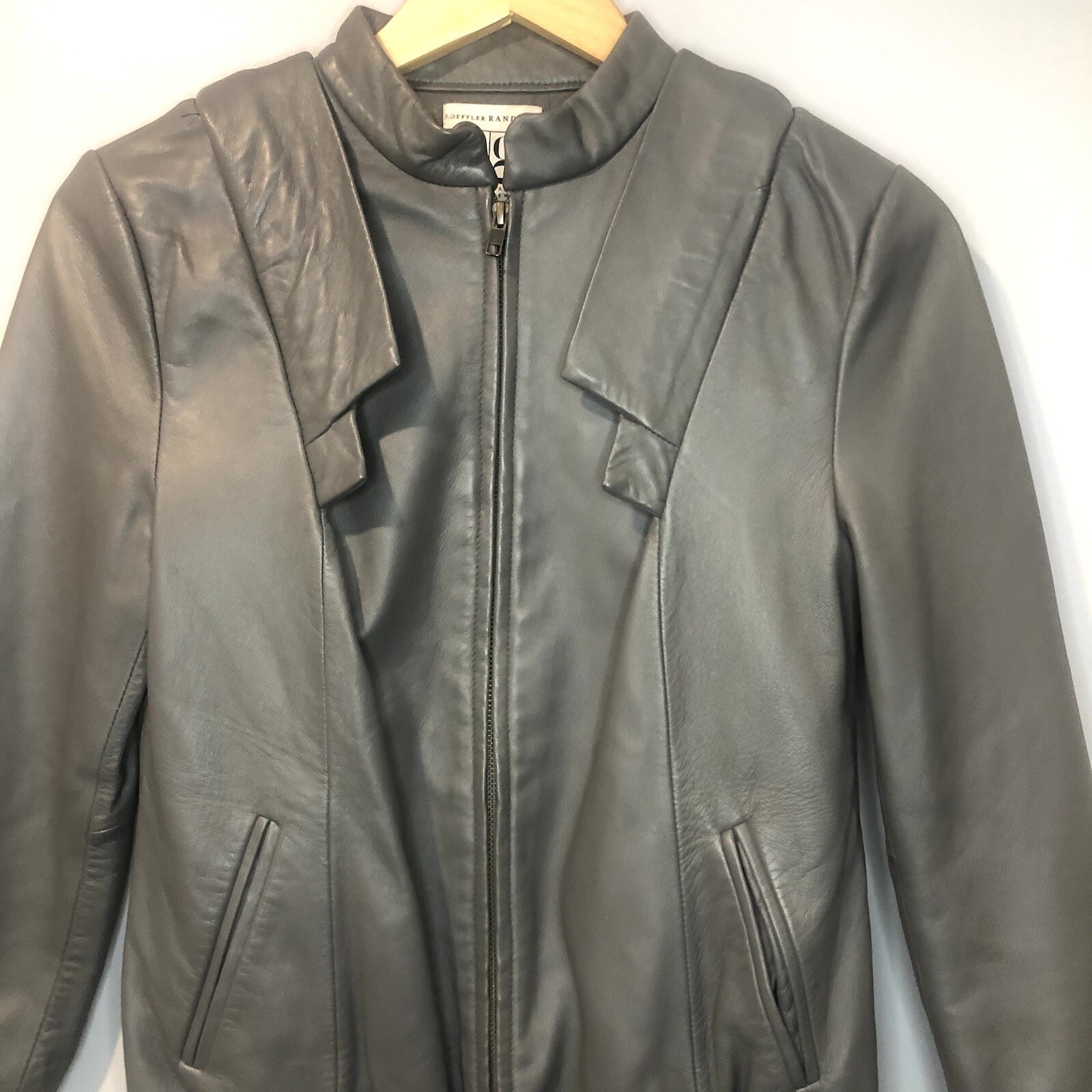 Loeffler Randall Leather Jacket Barney’s Co Op Wo… - image 2