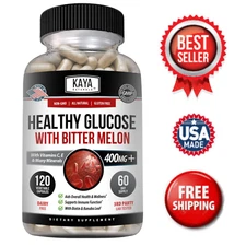 Healthy Glucose 120ct w/ Bitter Melon Blood Support Supplement Cinnamon