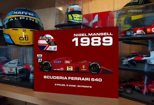 Cartel de metal ilustrativo de obras de arte Ferrari F1 Champion Schumacher Prost F1-2000 F2004 - Imagen 12 de 43