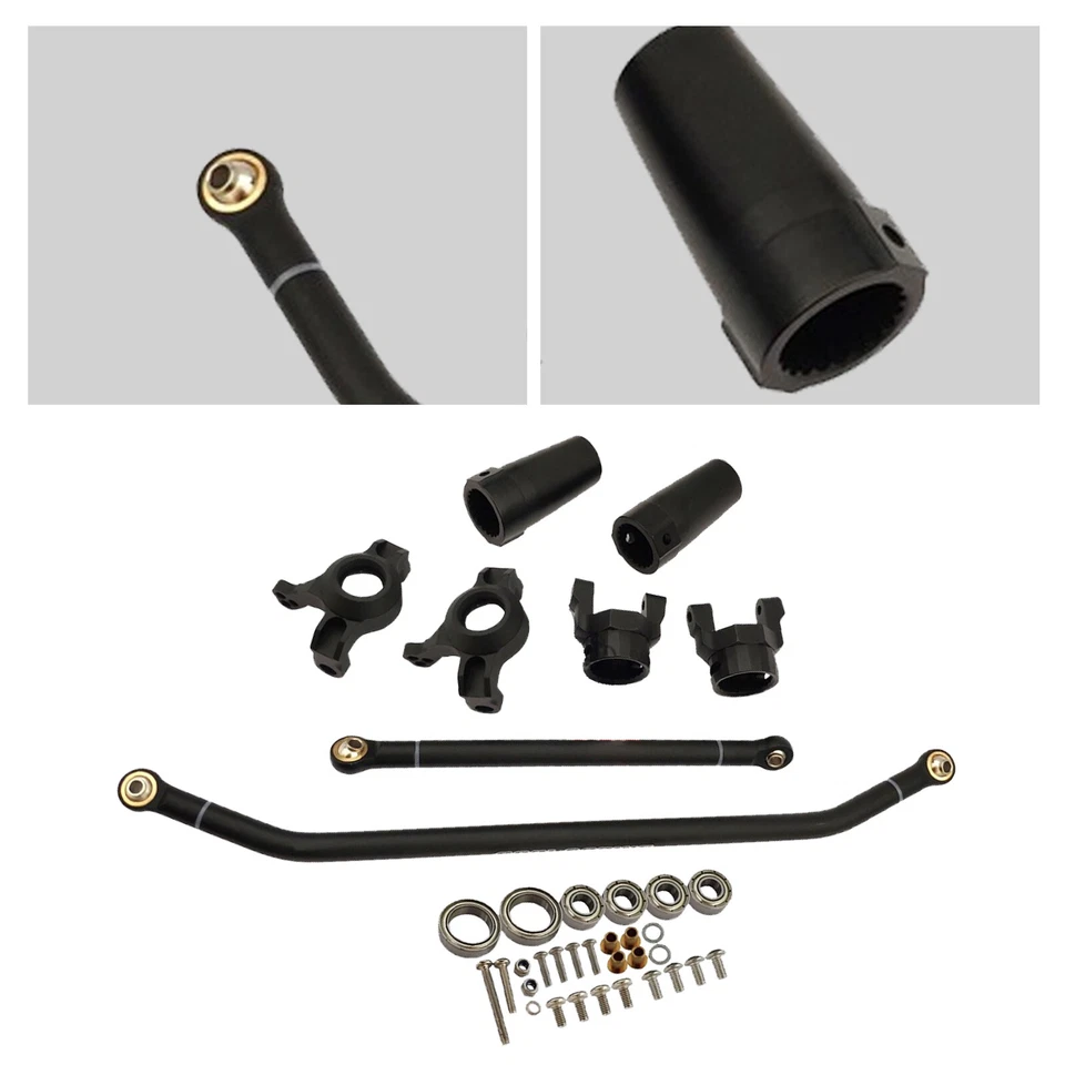 1/10 Axial Wraith RR10 SMT10 AR60 Axle Alloy Steering Link Knuckle C Hub Carrixv - Image 3 of 4