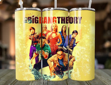 Custom "The Big Bang Theory" Sublimation Tumbler - 20 oz with straw