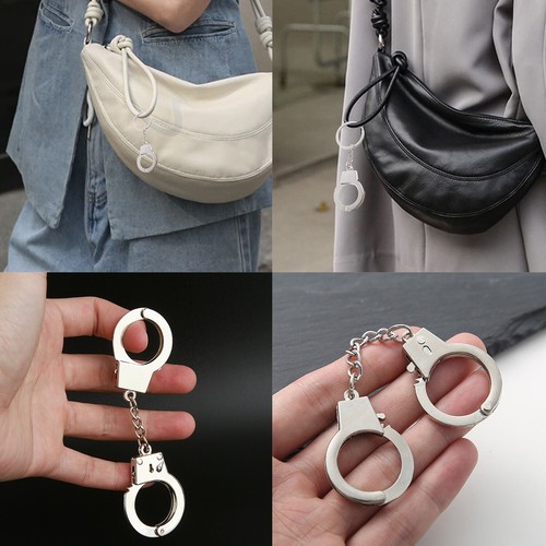 Handcuffs Key Chain 1Pc Mini Handcuffs Metal Keychain Keyring Handcuff Key Chain Holder Key ...