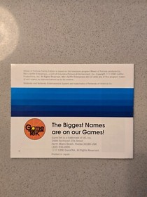 Wheel of Fortune -- Family Edition NES CIB