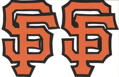 LOT OF 2 SAN FRANCISCO GIANTS IRON-ON PATCHES