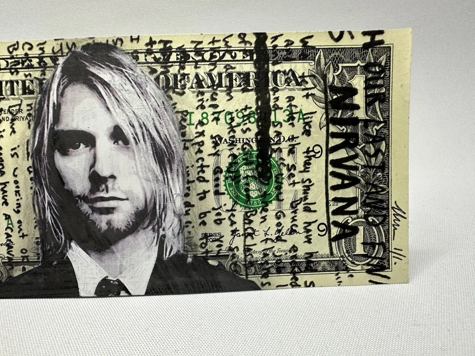 Chris Boyle - Nirvana - Monedas de dólar coleccionables arte dinero 1/1 Foto 4 de 4