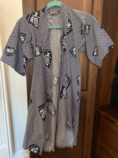 vintage japanese yukata kimono/happi Robe. Missing The Belt
