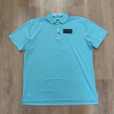 Holderness Bourne Polo Golf Shirt The Maxwell Dorset Striped Size XXL NWT 115