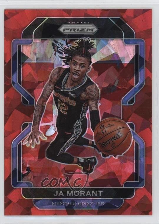 2021-22 Panini Prizm Red Ice Prizm Ja Morant #194 10zi