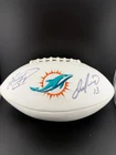 Dan Marino & Tua Tagovailoa Dual Signed Miami Dolphins Football Fanatics COA NB1