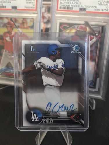 Oneal Cruz #BCAP-OC 2016 Bowman Chrome Prospect Autograph card