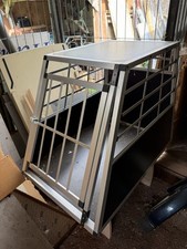Alu Hundebox 90x61x67 cm Hundetransportbox Auto Kombi große Hunde Alu Hundebox 90x61x67 cm Hundetransportbox Auto Kombi große Hunde