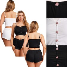 Womens Outfit Loungewear Sets Beach Homewear Party Sleepwear Casualwear Flower