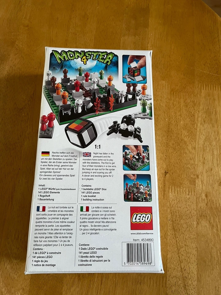 Lego Monster 4 Set 3837 Game New and Sealed - Image 2 of 4