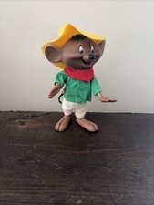 Vintage 1968 Speedy Gonzalez Mouse Figure Plastic Warner Bros. 1970 R. Dakin 6"