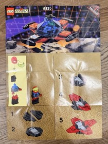 LEGO 6835 Saucer Scout Classic Space Set 100% Complete w/ Instructions EUC