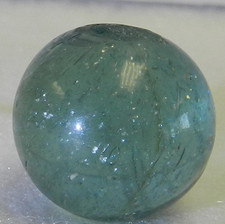 20123m Vintage German Handmade Mica Marble .70 Inches Near Mint