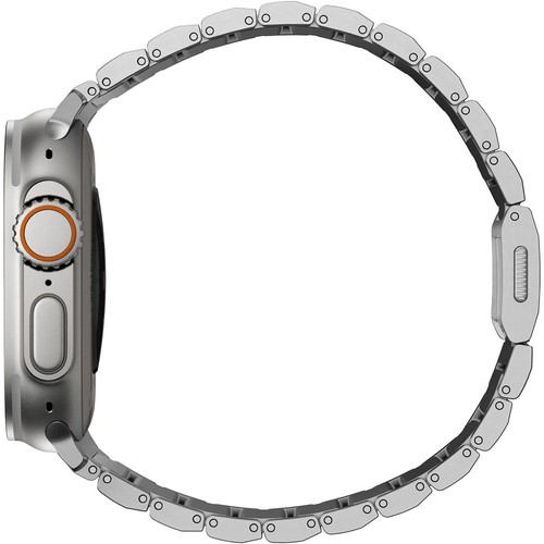 Bransoletka do smartwatcha 49/46/45/44 mm Nomad Pasek do zegarka Pasek do zegarka Pasek do zegarka Srebrny - Zdjęcie 3 z 11