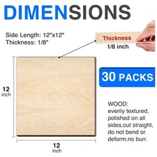 Multi-Function Unfinished Wood - Craft Projects, Woodworking