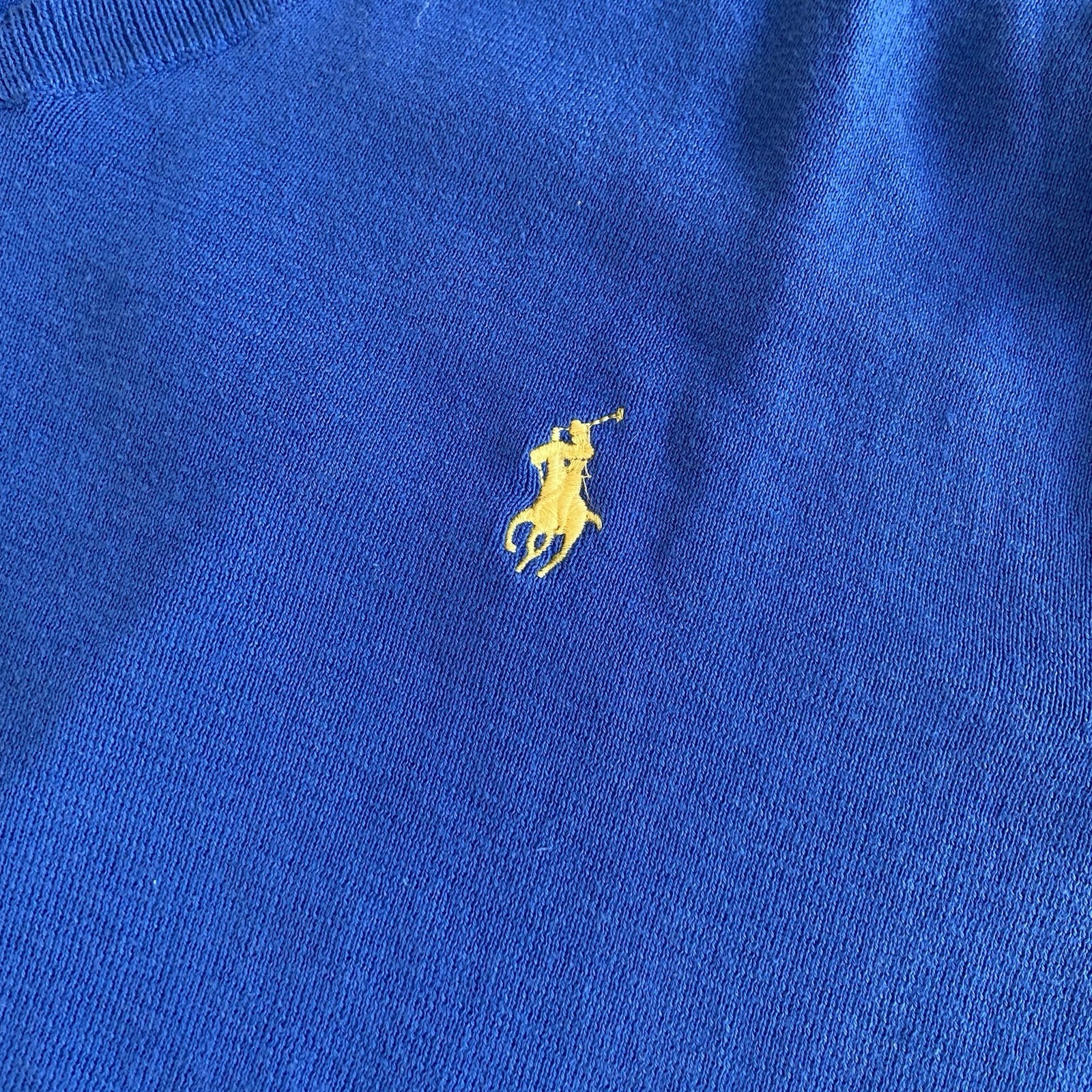 polo ralph lauren v neck sweater mens L image 3