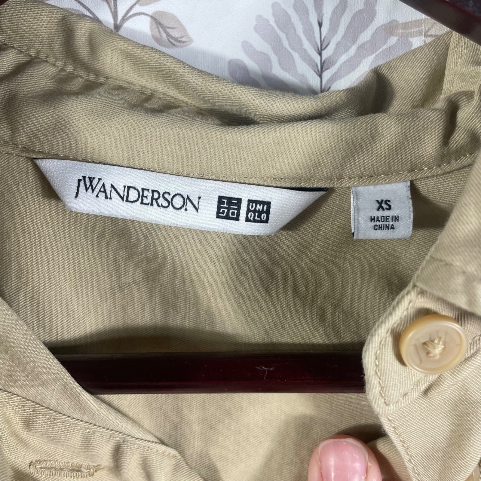 JW Anderson x Uniqlo Tan Shirt Dress Adjustable Waist Cotton Popover XS