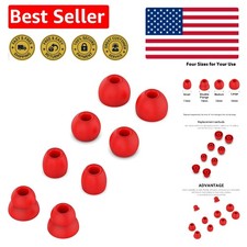 Versatile Silicone Ear Tips for Beats Powerbeats Pro  Flex - 4 Sizes Included