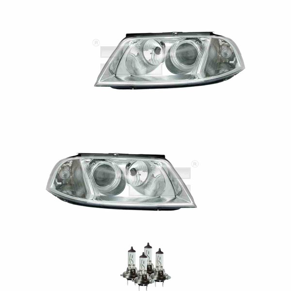 Scheinwerfer Set Rechts & Links H7/H7 FüR Vw Passat Variant 3B6 3B3 Inkl. Lampen-image