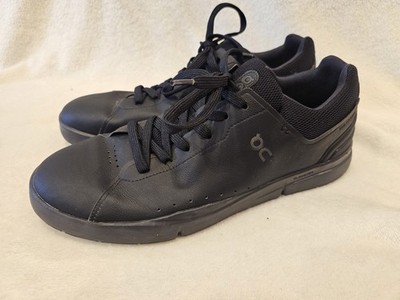 On Cloud Mens Size 12.5 The Roger Advantage Shoes Black OC Cloud 48.98106