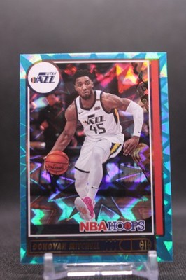 Donovan Mitchell #139 2021-22 Hoops Teal Explosion Utah Jazz