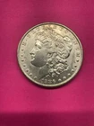 Beautiful 1886P Morgan Silver Dollar Lusterous AU/UNC Problem Free Coin..