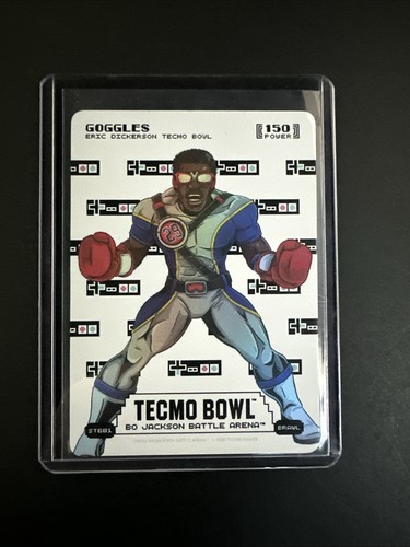 Goggles 150 Power Bo Jackson Battle Arena Tecmo Bowl Brawl ST681 Sore Thumb