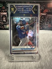 Topps 2019 Chrome Vladimir Guerrero Jr. Rookie #201 Toronto Blue Jays RGC 10
