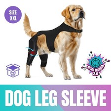 Supet Dog Rear Leg Sleeve to Stop Licking Potty-Friendly for TPLO ACL - Open Box
