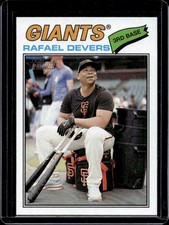 2026 Topps Heritage Rafael Devers Image Variation #62 Giants