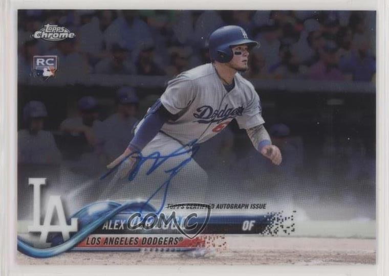 2018 Topps Chrome Rookie Auto Alex Verdugo #RA-AV Auto RC 08h7
