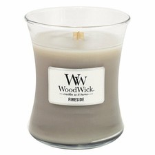 Woodwick Fireside Au Coin Du Feu con stoppino in legno 275 g